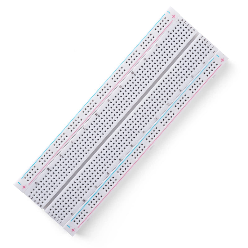 Breadboard Jumper Wire Cable Breadboard Set 1 x 830 + 1 x 400 Breadboard + 65 Pieces Jumper Cable Flexible + 140 Pieces Jumper Wire Set (2-125 mm) + 1 x Tweezers Pack of 1