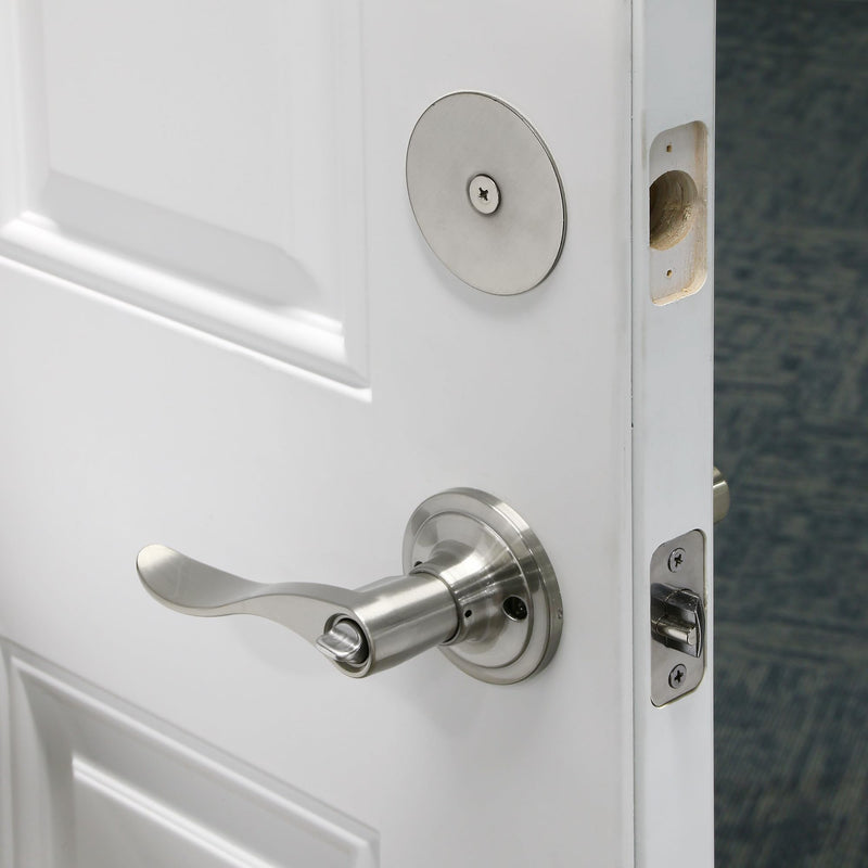 Prime-Line U 10677 Steel Door Hole Cover Plate, Stainless Steel (Single Pack) 2-5/8 in. (Pack of 1)