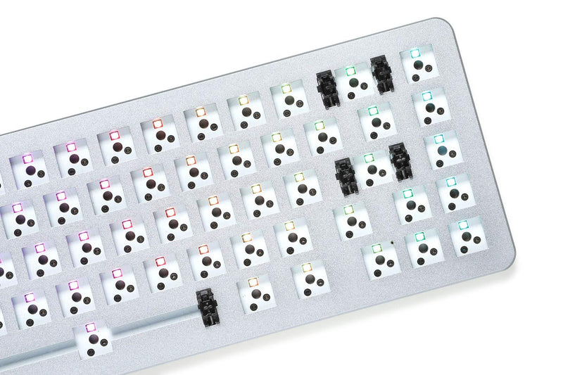 DROP ALT Mechanical Keyboard — 65% (67 Key) Gaming Keyboard, Hot-Swap Switches, Programmable Macros, RGB LED Backlighting, USB-C, Doubleshot PBT, Aluminum Frame (Barebones, Gray) Barebones Space Gray