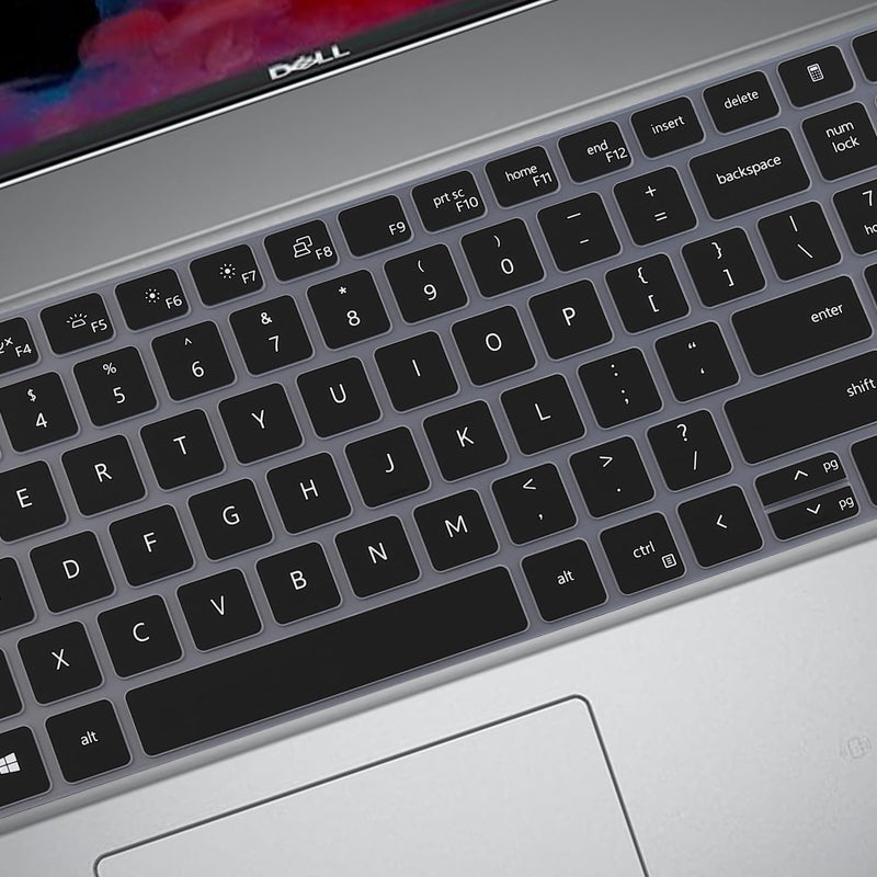 Keyboard Cover Skin for Dell Latitude 5520 5521 5530 5531 5540, Dell Precision 3580 3581 3560 3570 3561 3571 Laptop, Dell Latitude 5540 5530 5520 Keyboard Protective Cover-Black Black