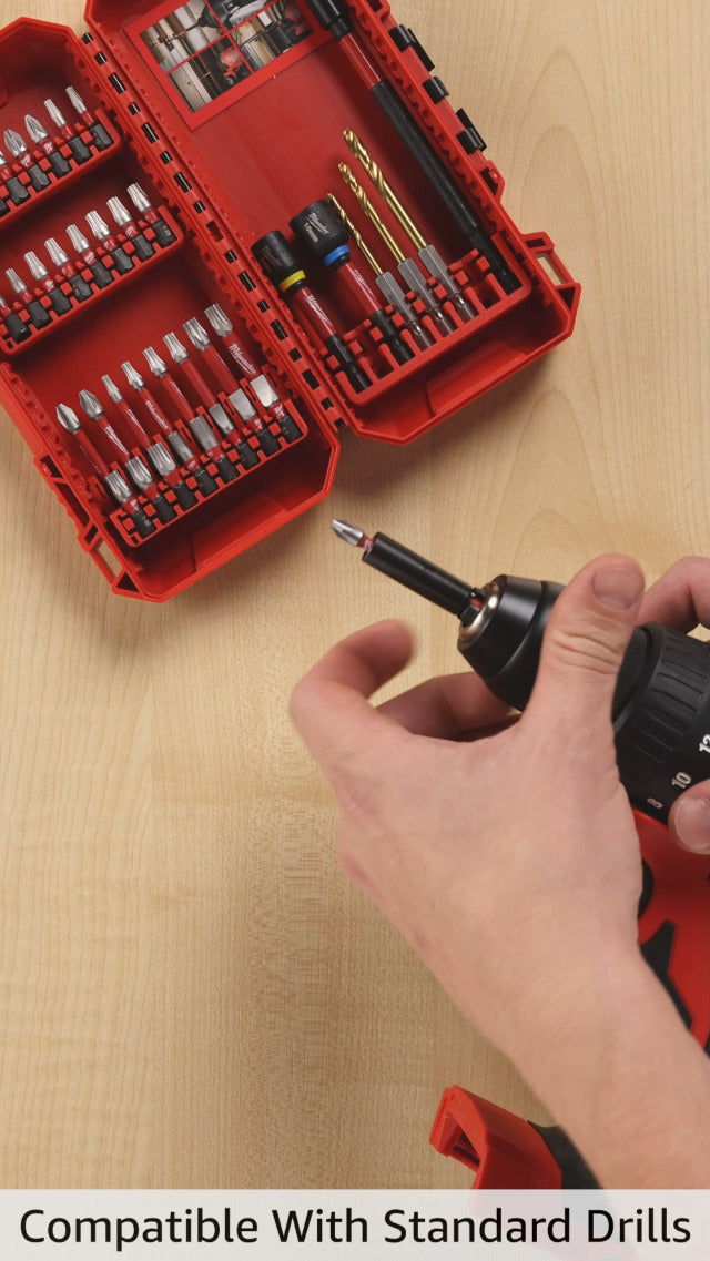 Milwaukee Shockwave Drill & Screw Set 40 Pieces