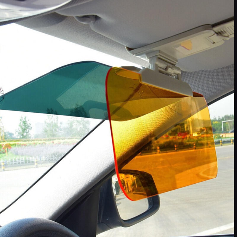 WSSROGY Day and Night Anti-Glare Polarized Car Sun Visor Extender Universal for Car SUVs Trucks 1 pack