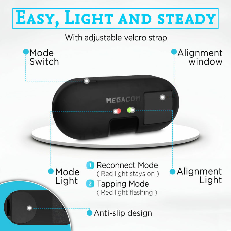 megacom Tapmon - Auto Reconnect & Tapper compatible for PoGo Plus+, Auto catcher and DuoMon - Pocket Monster Uninterrupted Catching - iPhone X/11/12/13/14/15