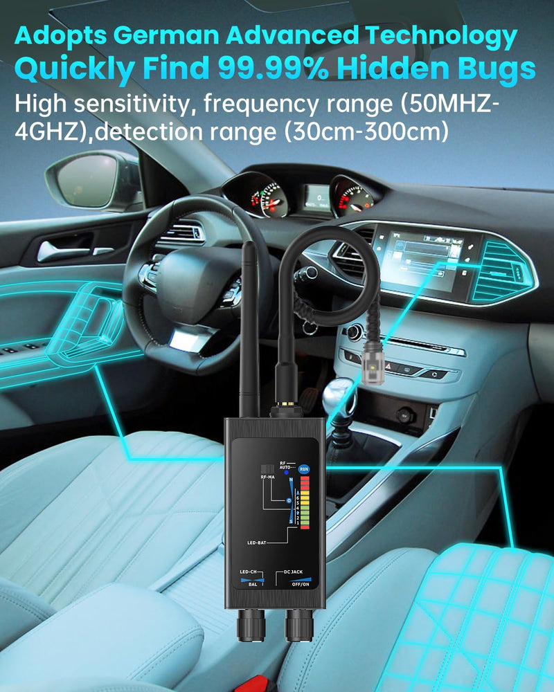 Hidden Camera Detector, Detect GPS Tracker and Hidden Bugs for Travel