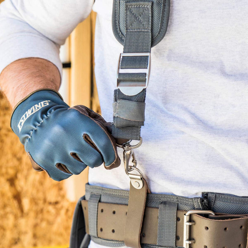 Estwing Cooling Mesh Padded Tool Belt Suspenders, Durable, Steel Hardware, Chest Strap, Adjustable 1