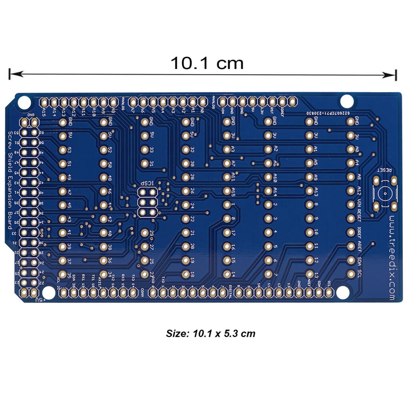 Treedix screw terminal block breakout shield board module expansion board breakout module compatible with Arduino MEGA-2560