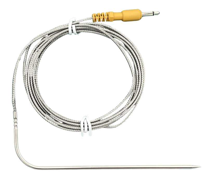 Flame Boss Replacement High Temperature Meat Probe with Straight Plug (Orange) 12 Month Warranty
