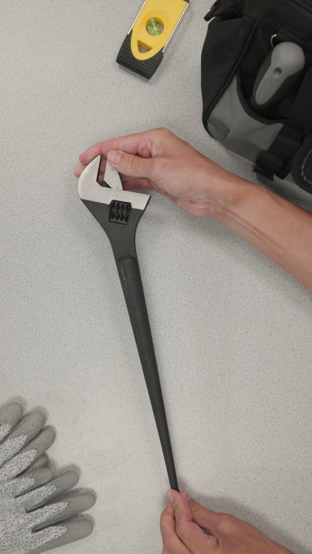 Titan 216 Adjustable Construction Spud Wrench, 12-Inch