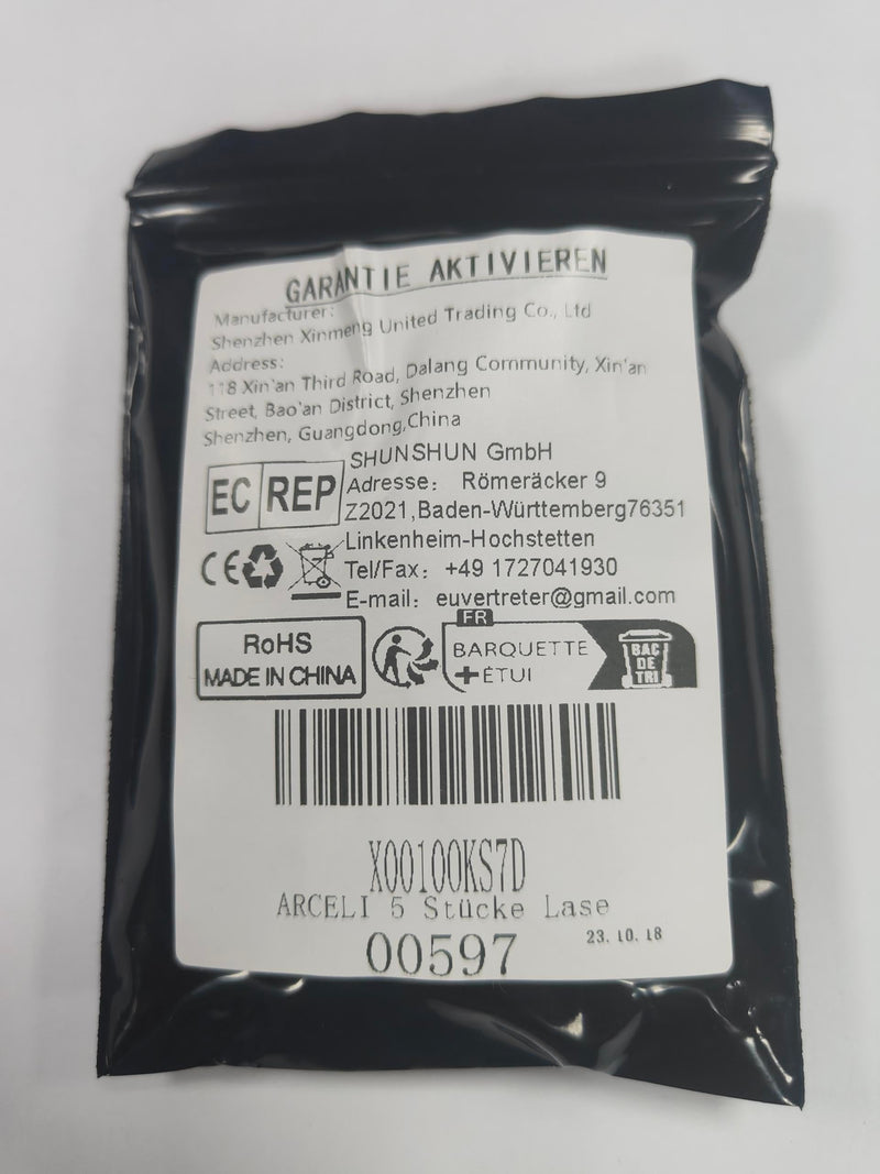 ARCELI 5pcs Laser Sensor Module Non-Modulator Tube Laser Receiver Detection Module Relay Switch 5V for Arduino