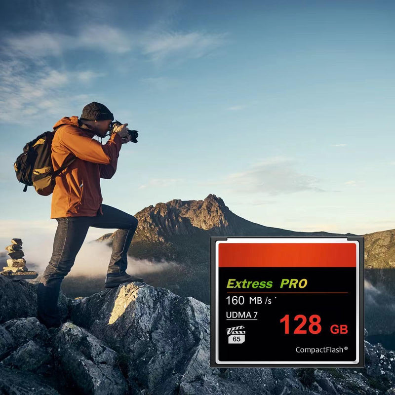 128GB CompactFlash Card,UDMA Speed Up to 160MB/s,Original CF Card Camera Memory Card