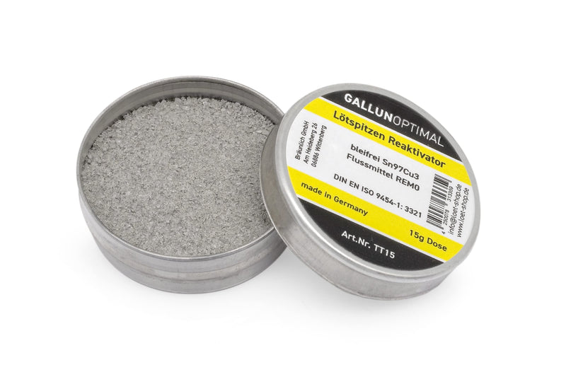 TechnikRat TT15 soldering tip reactivator lead-free 15g can single
