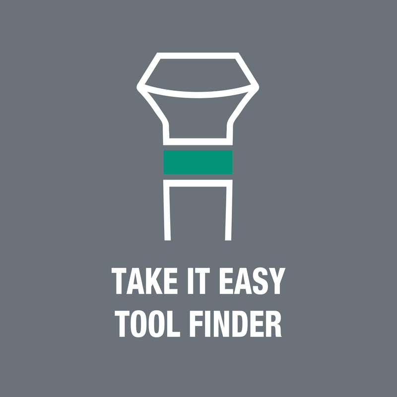 Wera 2052/6 Kraftform Micro Ballhead Hexagon Electronics Screwdriver Set and Rack, 6-Piece Ball-End: 1.5x60mm, 2x60mm, 2.5x60mm, 3x60mm, 0.9x40mm, 1.3x90mm