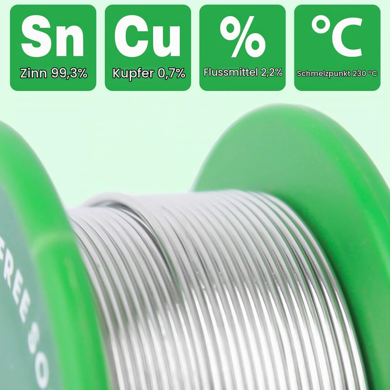 3 Rolls Solder 0.6 mm/0.8 mm/1.0 mm Soldering Wire Electronic, Solder Wire with Rosin Core, Lead-Free Rosin Core for Electric Soldering Repairs DIY