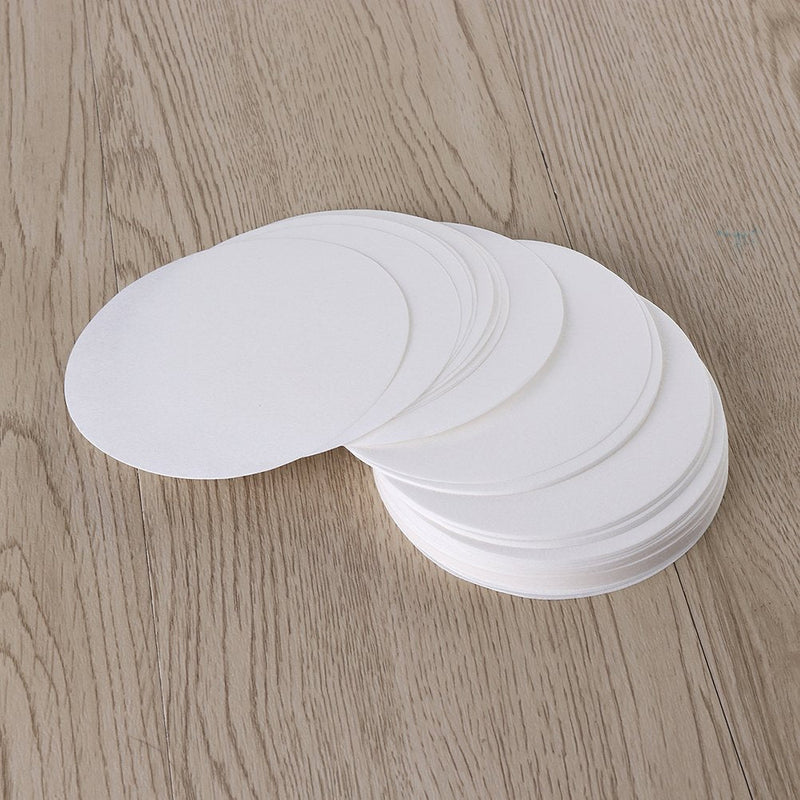 Hemobllo Filter Paper High Quality Round Medium Volume Flow Rate Filter Paper Pack of 100 9cm (White)