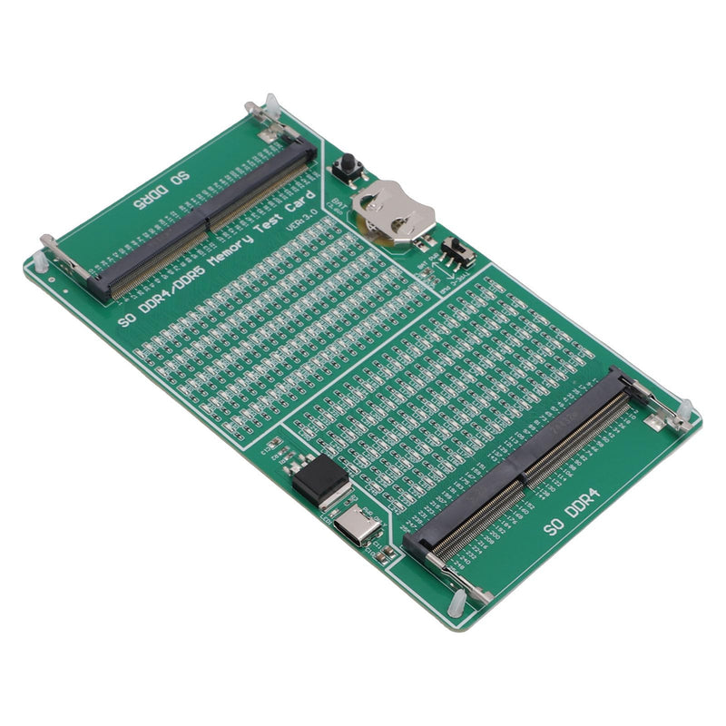 Topiky DDR4 DDR5 Memory Tester, Memory Diagnostic Analyzer, 2 in 1 Memory Diagnostic Analyzer RAM Tester with LED Light for Laptop Desktop Server Computer