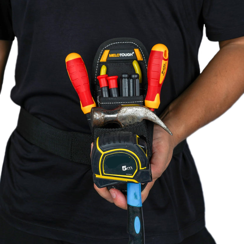 Small Tool Pouch with Belt Clip,Small Tool Holder Pouch, Min Work Organizer Tool Holster and Knife Holder 2 PACK
