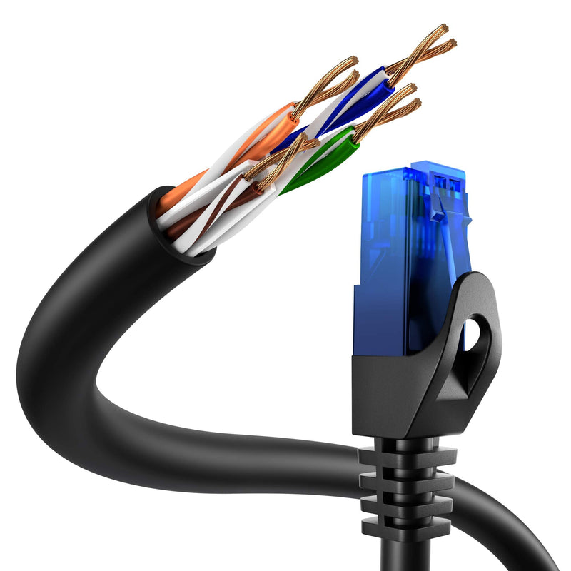 KabelDirekt – 15 m – Network Cable, Ethernet, LAN & Patch Cable (Transfers Maximum Fibre Optic speed and Suitable for Gigabit Networks, Switches, Routers, Modems with RJ45 Input, blue). | Ethernet Patch Cable for Gigabit Networks - Connects Router, Mod...