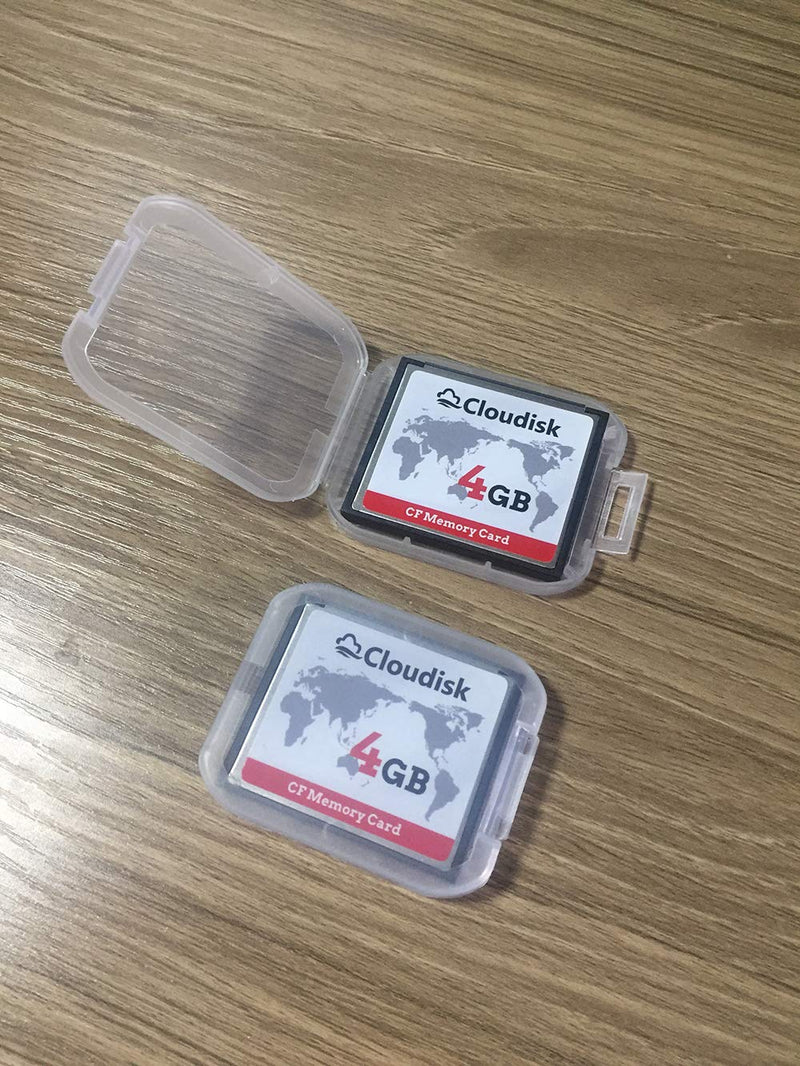 Pack of 2 Compact Flash Card 4GB CF 2.0 Card Performance for DSLR Camera,Vintage Digital Camera and Industry Equipment(4GB)
