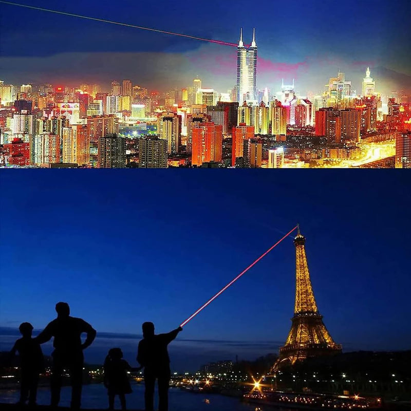 IVVTRYI Red Laser Pointer USB Charging Office Teaching Flashlight Laser Pointer Cat Toy Indoor Training Cat