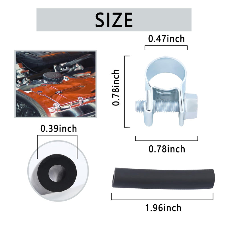 16.4Ft Diesel Heater Fuel Line Kit OEM# 1320399A 35320A,Include Fuel Hose+Inline Fuel Filter+Connecting Hoses+Fuel Line Clamps,Fuel Line Repair Kit Diesel Heater Accessories