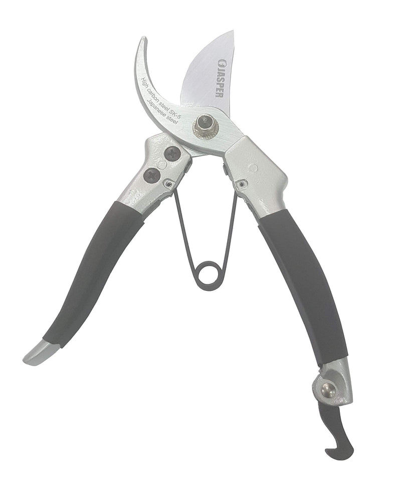 Jasper Solid 8" Heavy Duty Bypass Pruners Japanese Steel SK-5