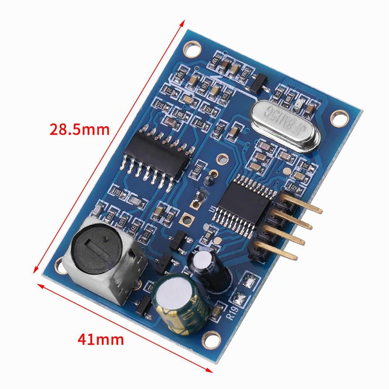 DC 5V Ultrasonic Distance Sensor Module Ultrasonic Sensor Waterproof Integrated Ultrasonic Transducer Probe with 2.5 m Cable for Horizontal Distance Measurement Obstacle Avoidance