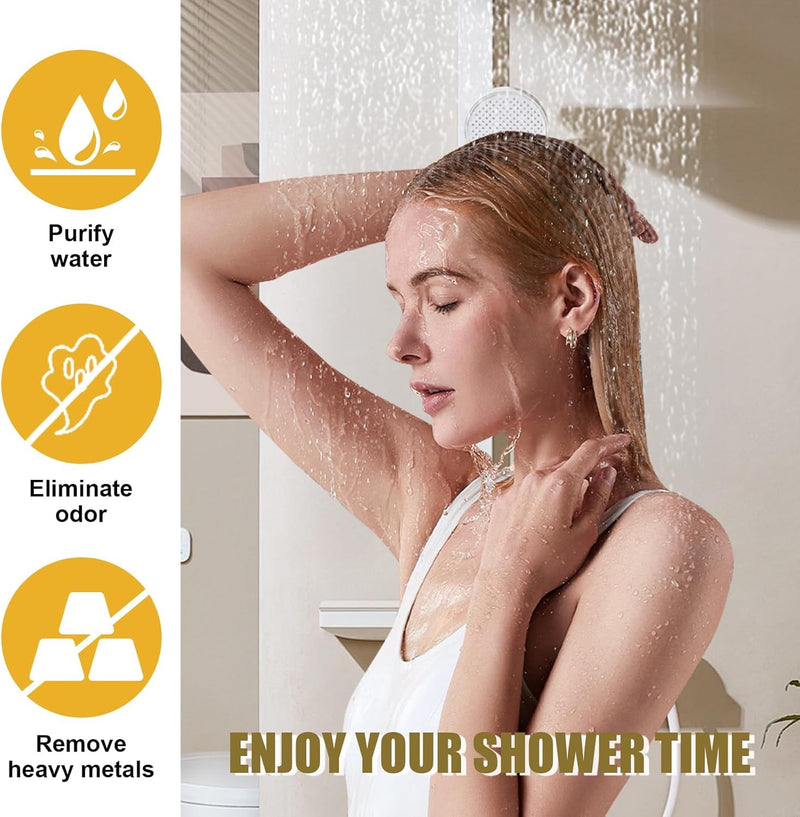 Replacement Cartridges Compatible with Jolie Shower Head Filter | Water Purification Filters, 4 pcs