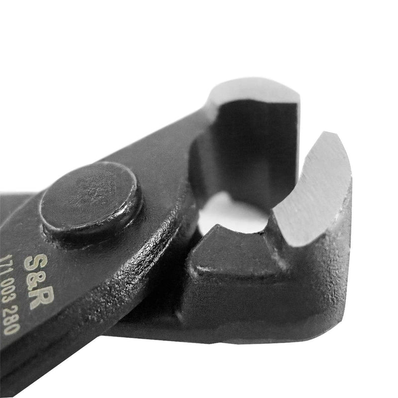 S&R Pincers 280mm Chrome Vanadium Steel, Coated Handles, Monier's Pliers, Braiding Pliers, Biting Pliers, Wire Pliers, Cutting Pliers 280mm (Pack of 2) 280 mm (Pack of 2)