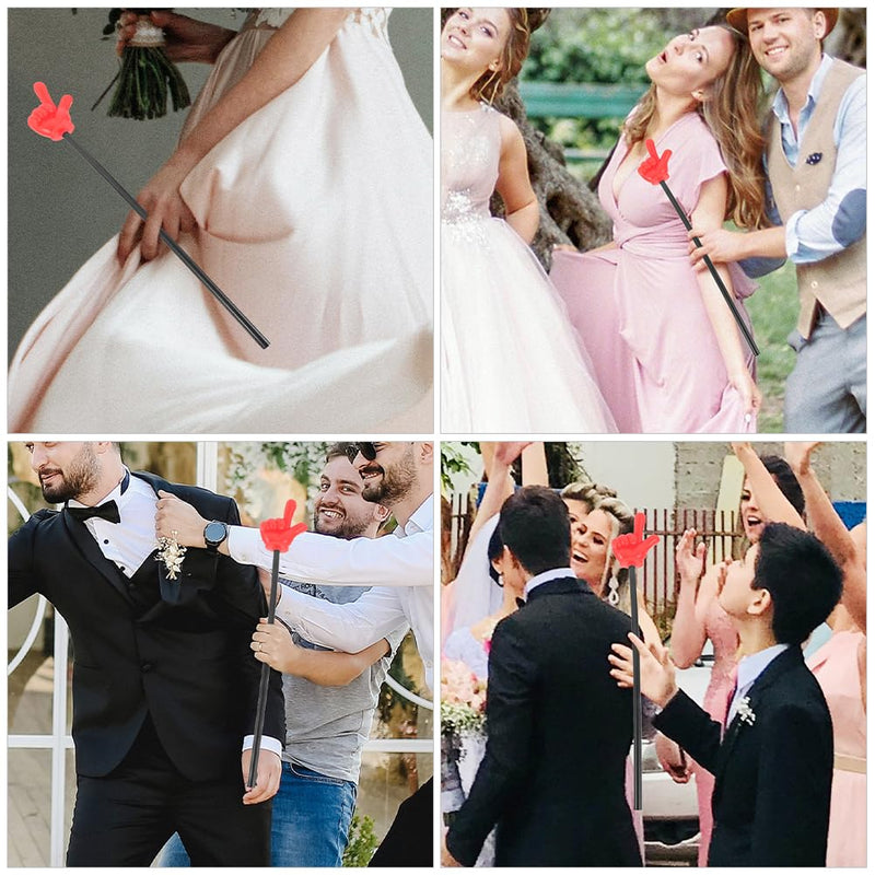 Vaguelly 2pcs Hand Pointers for Teachers Plastic Gesture Sticks for Classroom Activities Party Games Dance Performances Easy to Hold Party Props