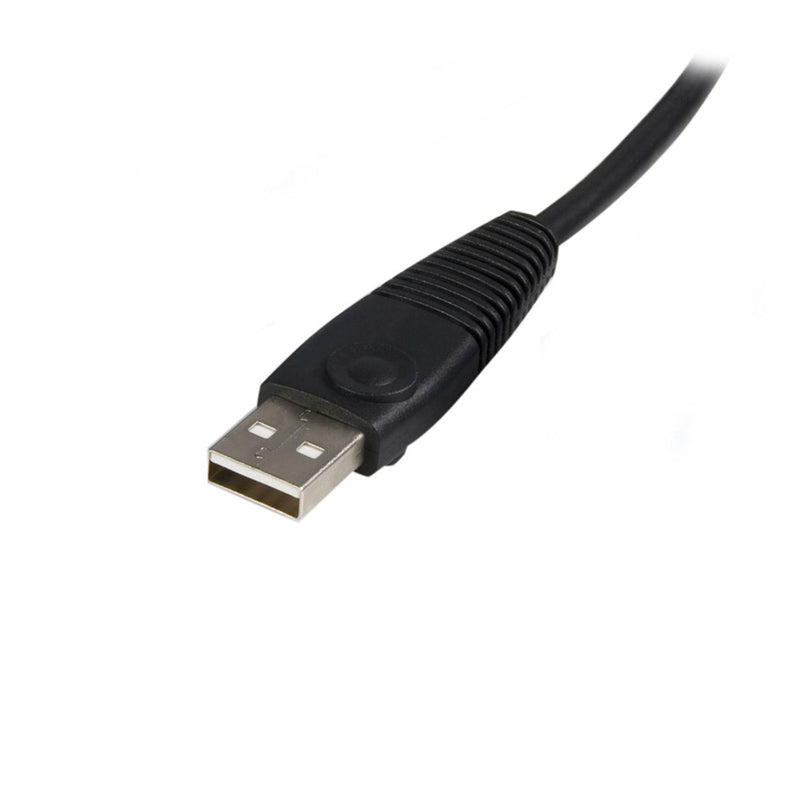 StarTech.com 2-in-1 Universal USB KVM Cable - Video / USB cable - HD-15 (VGA), USB Type B (M) to USB, HD-15 (VGA) - 15 ft - SVUSB2N1_15, Black