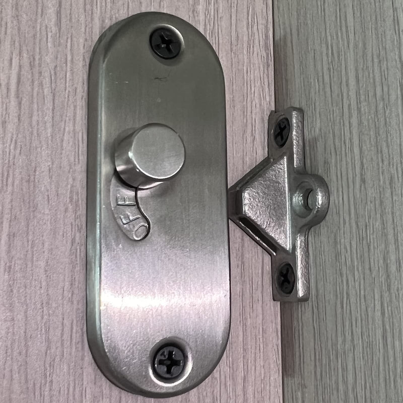 KAFENDA 90 Degree Door Lock, Bifold Door Lock Bolt Latch for Sliding Barn Door Security (2 Locks) 2 locks