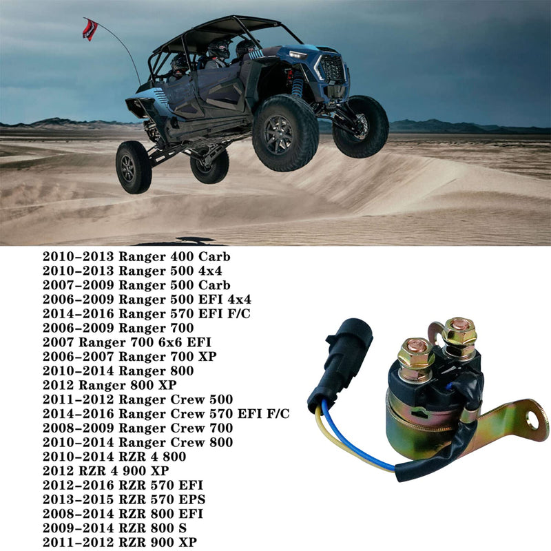 Starter Solenoid Relay Compatible with Polaris Ranger 400 500 570 700 800 Sportsman 500 700 800 RZR 4 S XP 570 800 900 Replace 401200 4010947 Starter Relay 4010947