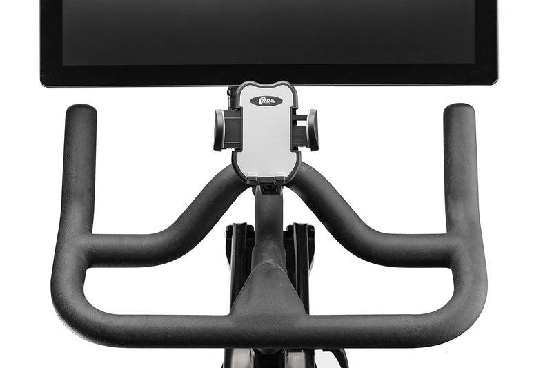 TFD Cell Phone Bike Mount - Expandable Sides Phone Holder for Bike - 360° Rotation Compatible Peloton Accessories - Universal Handlebar Cell Phone Holder for Bicycle or Exercise Bike Accessories