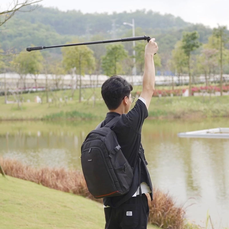 PULUZ Bullet Time Handle Tripod Multi-Functional Tabletop Fold Tripod for Insta360 X4, Insta 360 X3, ONE RS, Go pro Hero 11 10 9 5 4 3 Sport Action Camera Accessories
