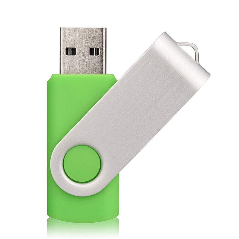 Aiibe 10 Pieces 32GB USB Flash Drive 10 Pack USB 2.0 Memory Stick Thumbdrives (Mix Colors : Black Blue Red Green Orange White Yellow Pink Purple Silver) 10 Mixed Colors