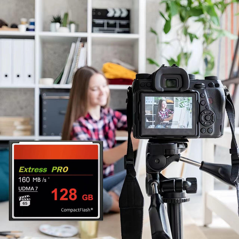 128GB CompactFlash Card,UDMA Speed Up to 160MB/s,Original CF Card Camera Memory Card
