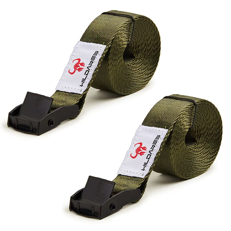 1" x 6.6' Trail Cam Strap,Trail Camera Strap,1800 lbs,Heavy-Duty Game Camera Strap,Tree Belts,Durable Nylon Fiber,Long-Lasting Alloy Buckle,Pack of 2 Army Green 2Pcs
