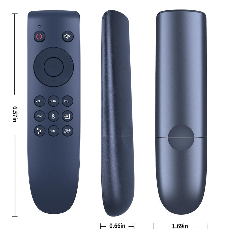 New Replace Soundbar Remote Control for Onn 100002634 42" 5.1. 2. Dolby Atmos Sound Bar