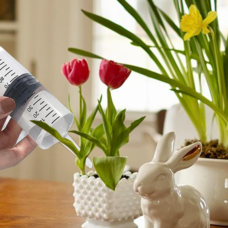 500 ml Syringe, Large Syringe, Plastic Syringe with Hose, Large Capacity Syringe, Reusable Liquid Syringe for Laboratory, Pet Feeding, Plant Watering