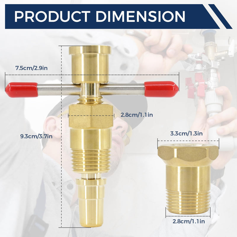 US Standard Olive Puller Removal Tool,Ferrule Puller Tool for NPT 1/2” 3/4” Pipe Olive,Not Damage the Pipe Olive Compression Ring Removal Tool,Compression Sleeve Puller Tool