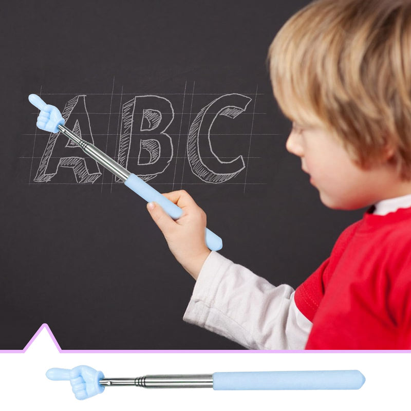 3 PCS Telescopic Pointer Finger Stick,Classroom Finger Pointer Stick Pointers,Kids Reading Finger Pointer Stick,Collapsible Finger Pointing Stick,for School Kindergarten Elementary,Classroom Supplies