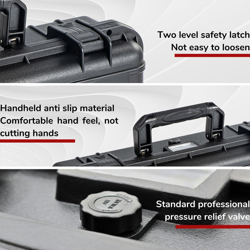 Luck&Link ROG ALLY Carrying Bag - Hard, Waterproof Case for ROG ALLY X, Controllers, Docking Station & Accessories - Large Capacity