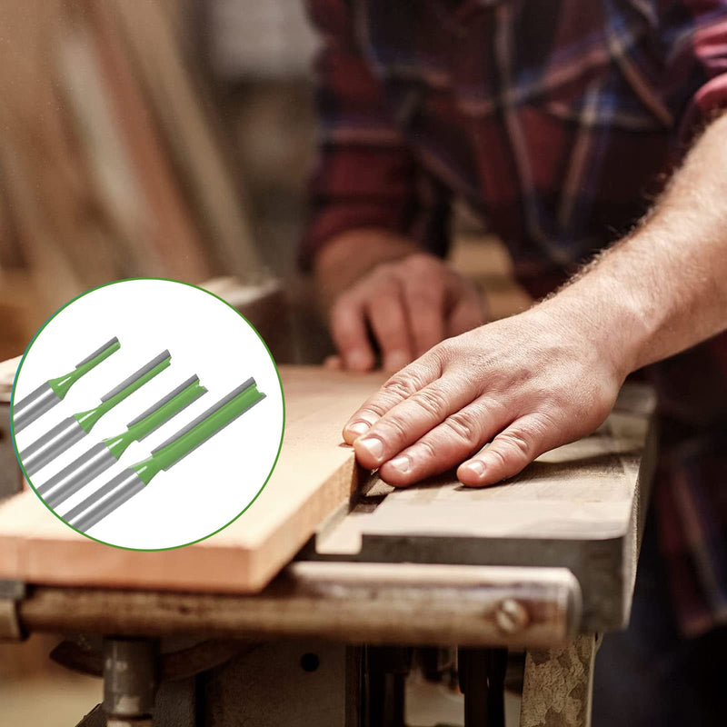 7-piece set of cutters for router, alloy groove cutter 6 mm shank, for wood cutting, DIY woodworking