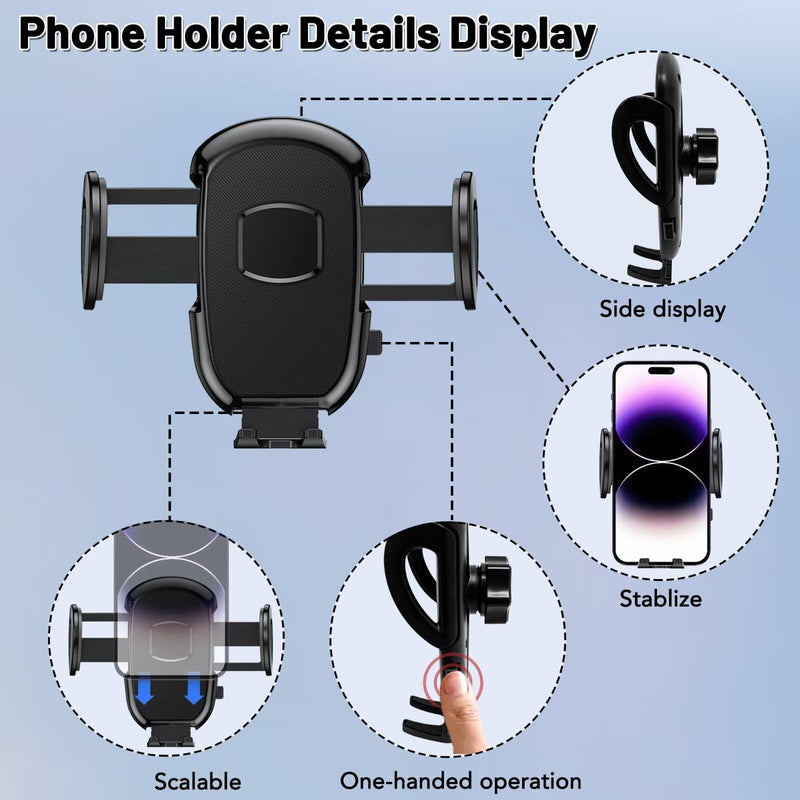 Car Phone Holder Mount Fit for BMW X1 2016-2022/X2 2018-2023(Only fits for 8.8-inch Screen), Car Dashboard Mount,Thick Cases Friendly Fit for iPhone/Android and All Smartphones X1 2016-2022/X2 2018-2023 8.8-inch
