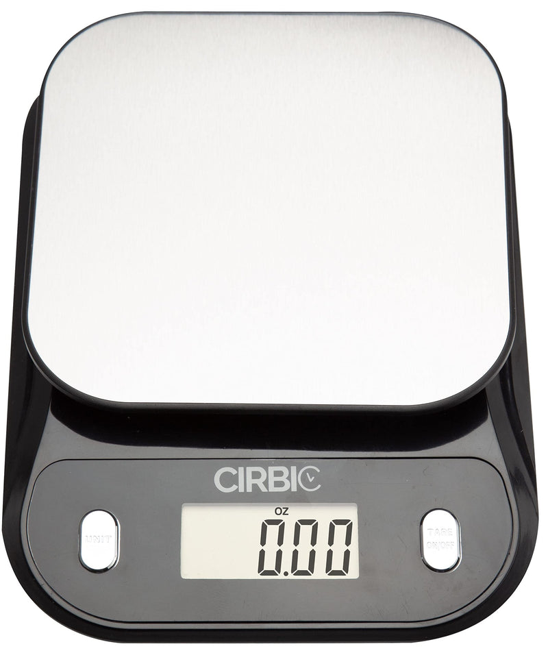 Talking Kitchen Scales - Big Numbers with Clear Loud Voice North American Accent (Black) Black