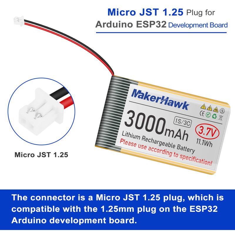 ESP32 LoRa V3 Module Board with 3000mAh Battery Set - with 915MHz Antenna and SX1262 LoRa V3 Case Devices for Meshtastic Ar duino LoRawan IOT Board + Case + 3000mAh Battery