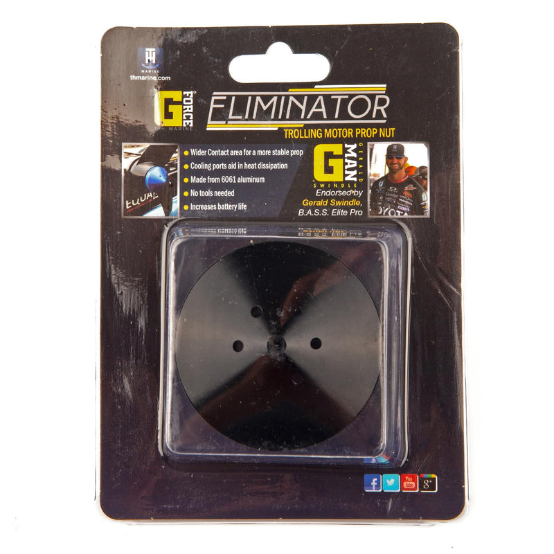 T-H Marine G-Force Eliminator Trolling Motor Prop Nut - MinnKota 30-75 Models Black
