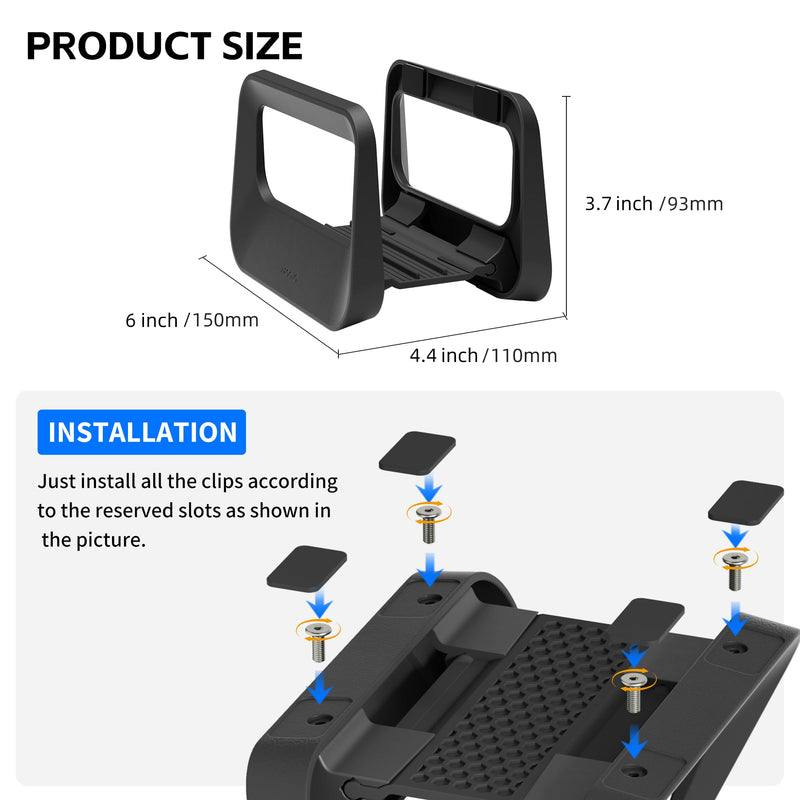 Vertical Laptop Stand for Desk,Plastics Laptop Holder Dock with Silicone Protection,Compatible with All MacBook/Surface/Samsung/HP/Dell/Chrome Book (Black) Single Black