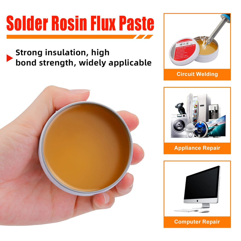 50g solder paste, soldering flux tin paste, solder wick, no clean formulation (lead free)