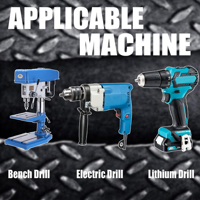 1-1/2'' Twist Drill Bit, HSS M2 Quick Change Jobber Drill Bit with 1/2'' Round Shank, 118 Degree Split Point, Ideal for Steel, Copper, Aluminum, Zinc Alloy, Wood and Plastic 1-1/2''